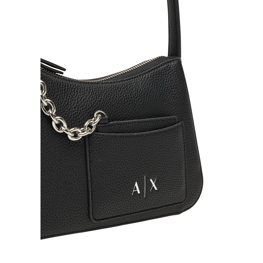 Armani Exchange Black Polyester Women's Handbag