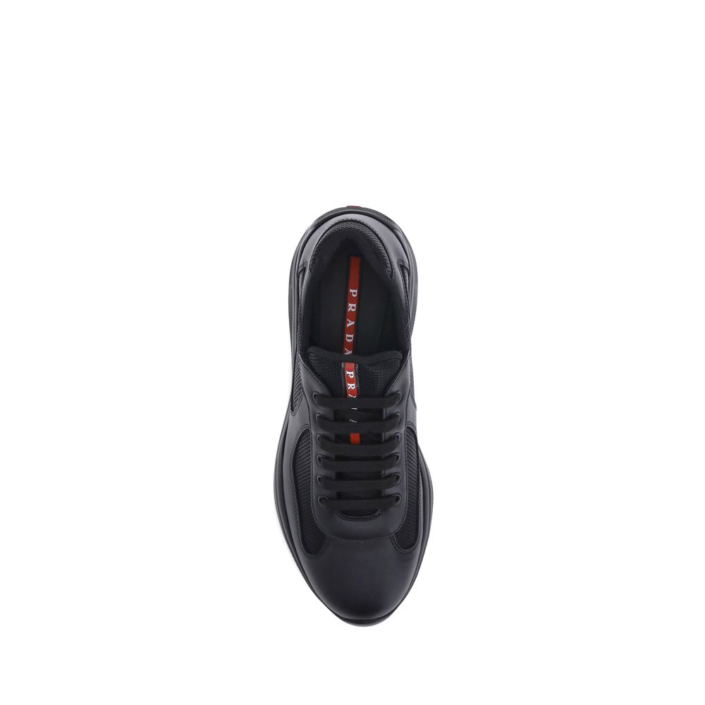 Prada Black Polyamide Men's Sneakers