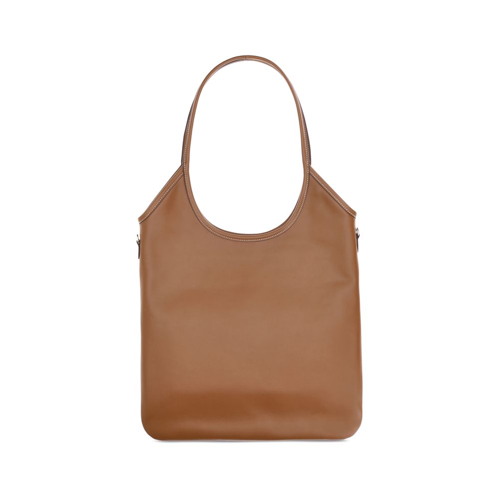 Miu Miu Brown Calf Leather Bos Taurus Shoulder Women's Bag
