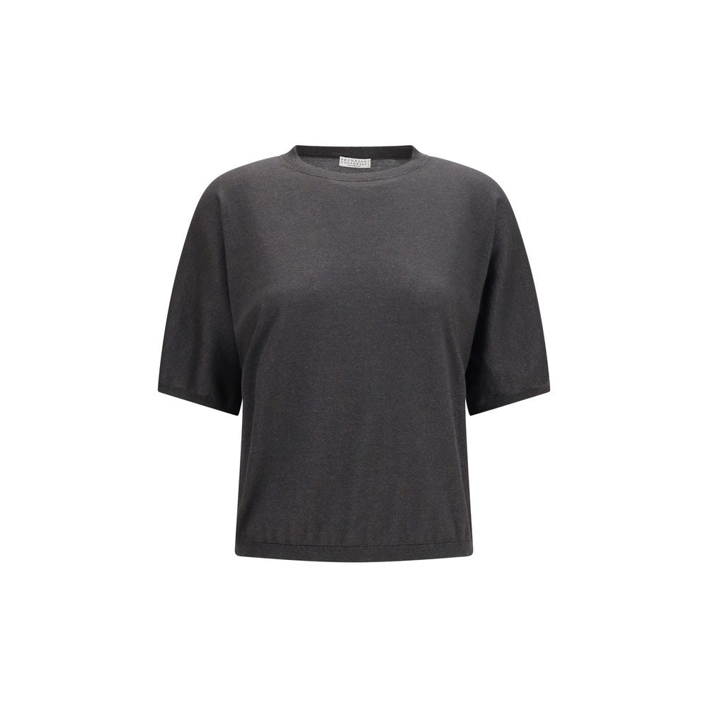 Brunello Cucinelli Gray Cashmere Women's Sweater