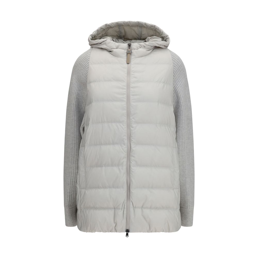 Brunello Cucinelli Gray Polyamide Women's Jacket
