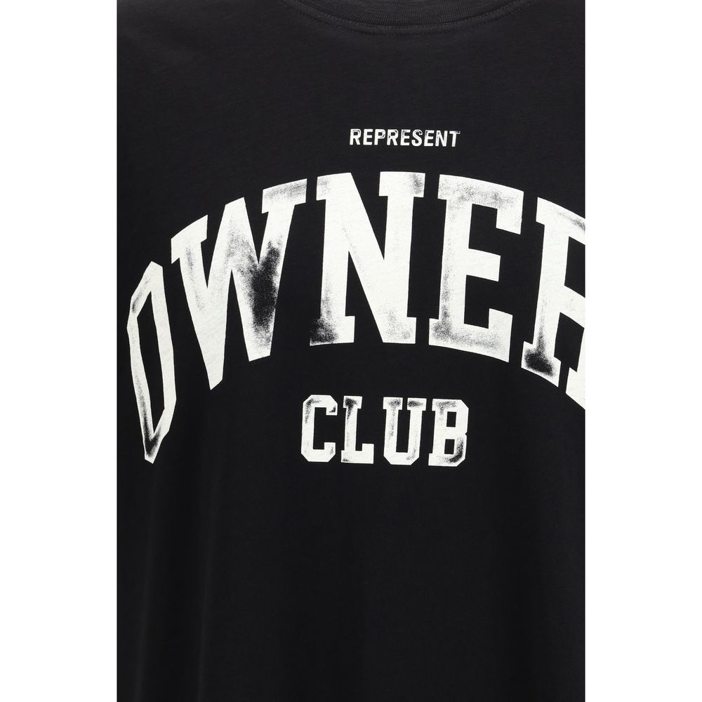 Represent Black Cotton Men's T-Shirt