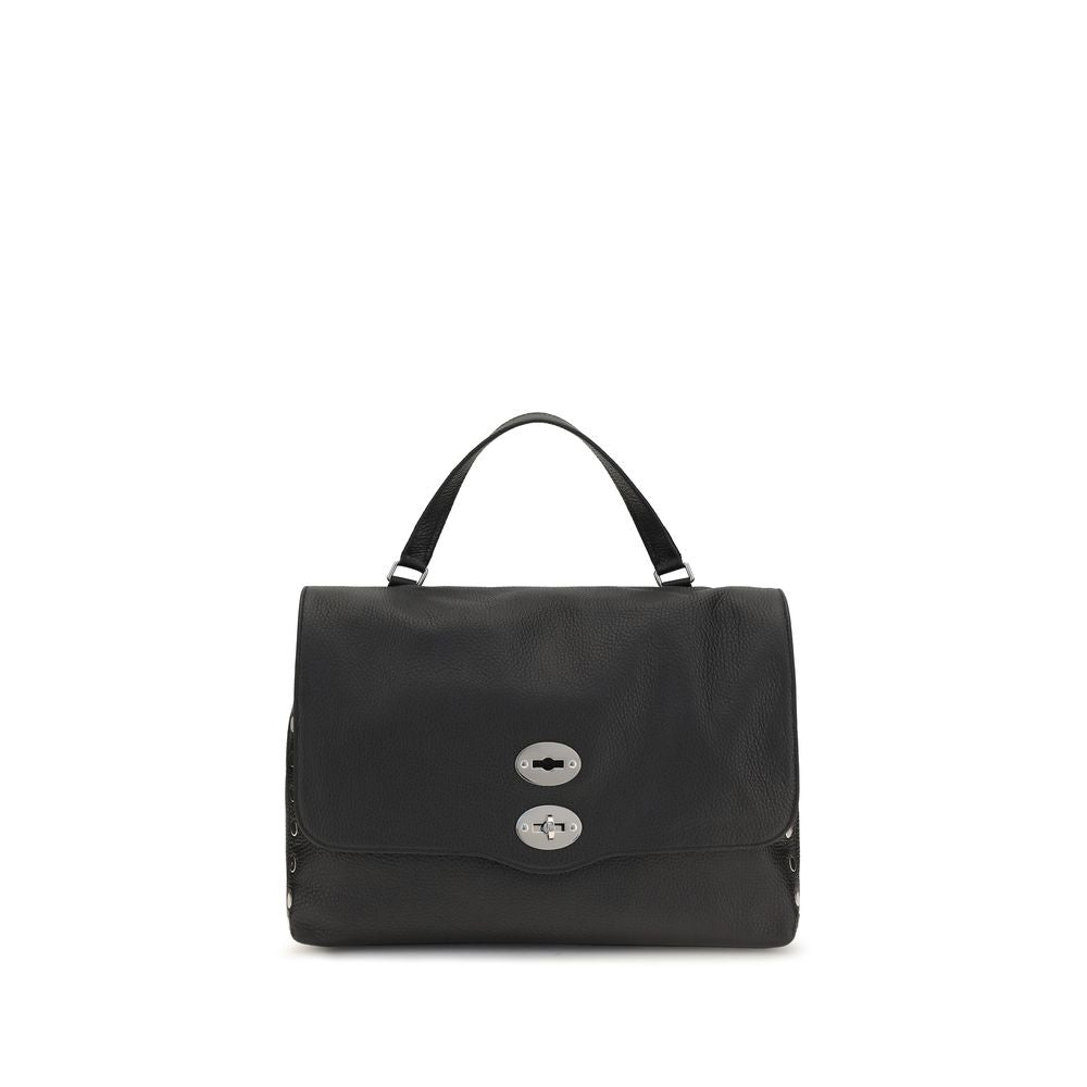 Zanellato Black Calf Leather Bos Taurus Shoulder Women's Bag
