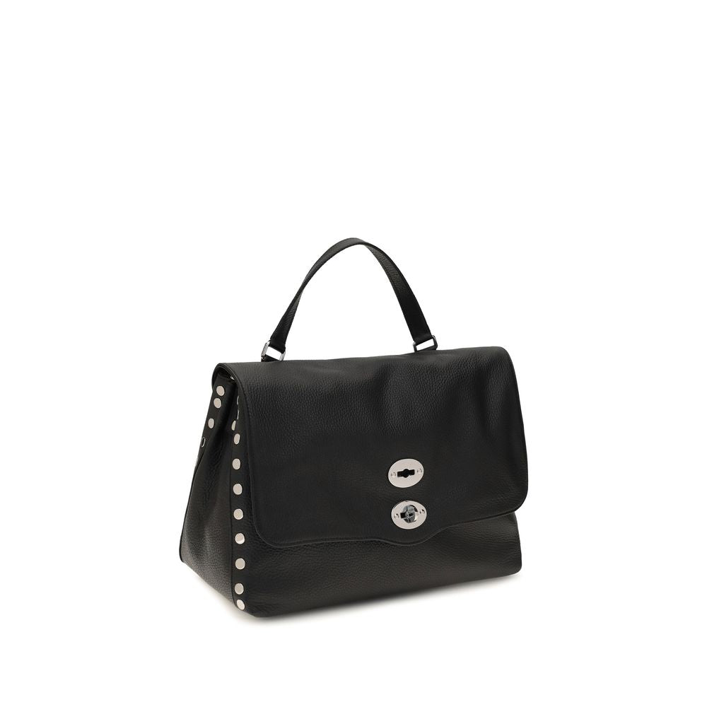 Zanellato Black Calf Leather Bos Taurus Shoulder Women's Bag