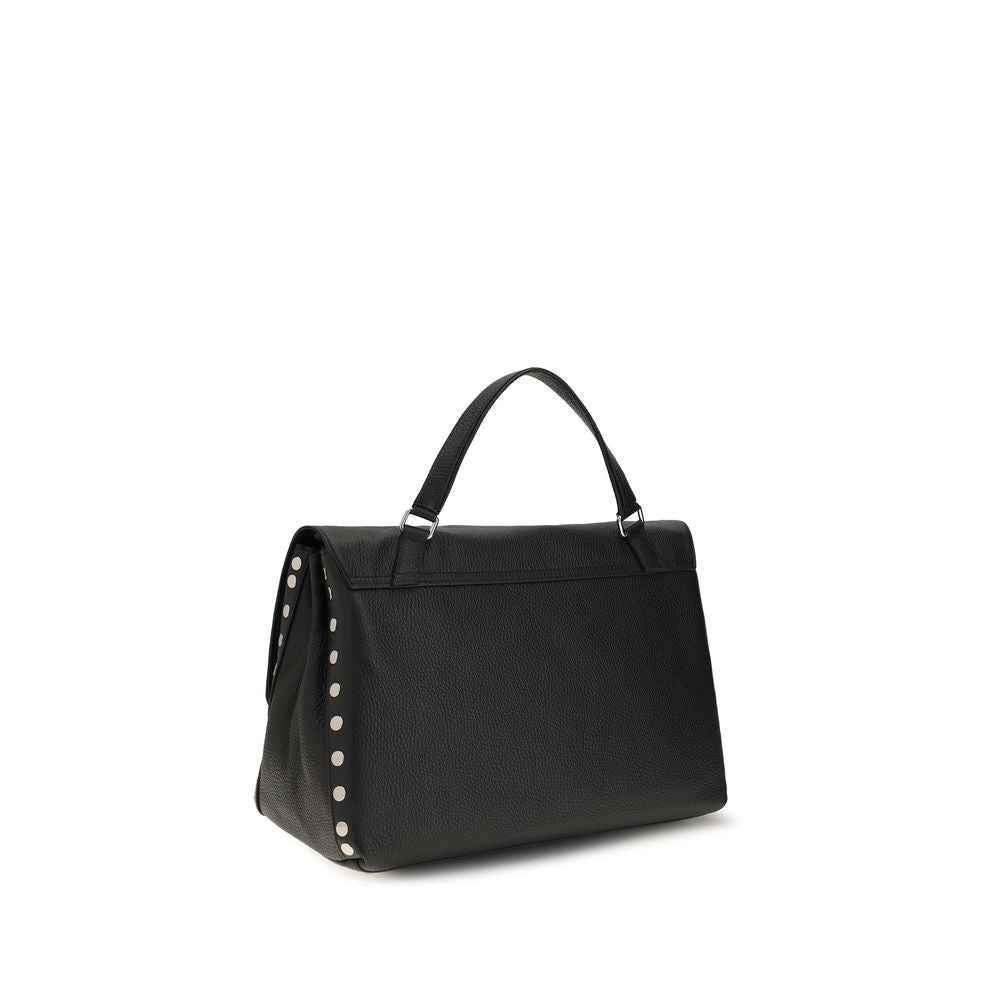 Zanellato Black Calf Leather Bos Taurus Shoulder Women's Bag