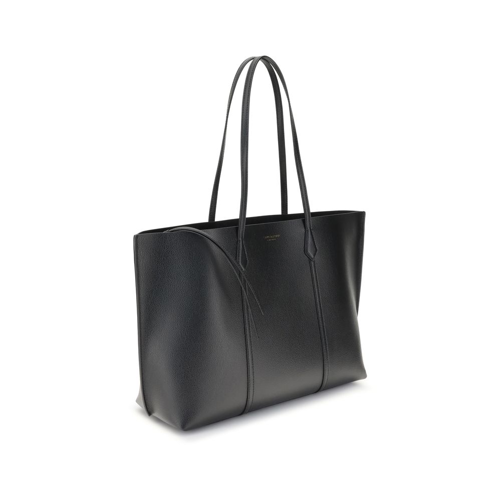 Tory Burch Black Calf Leather Bos Taurus Women's Handbag