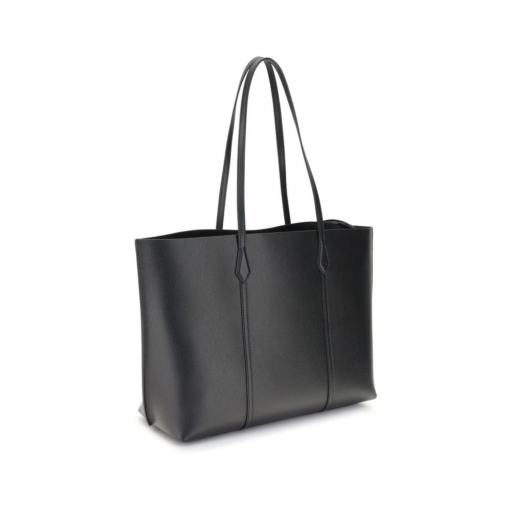Tory Burch Black Calf Leather Bos Taurus Women's Handbag
