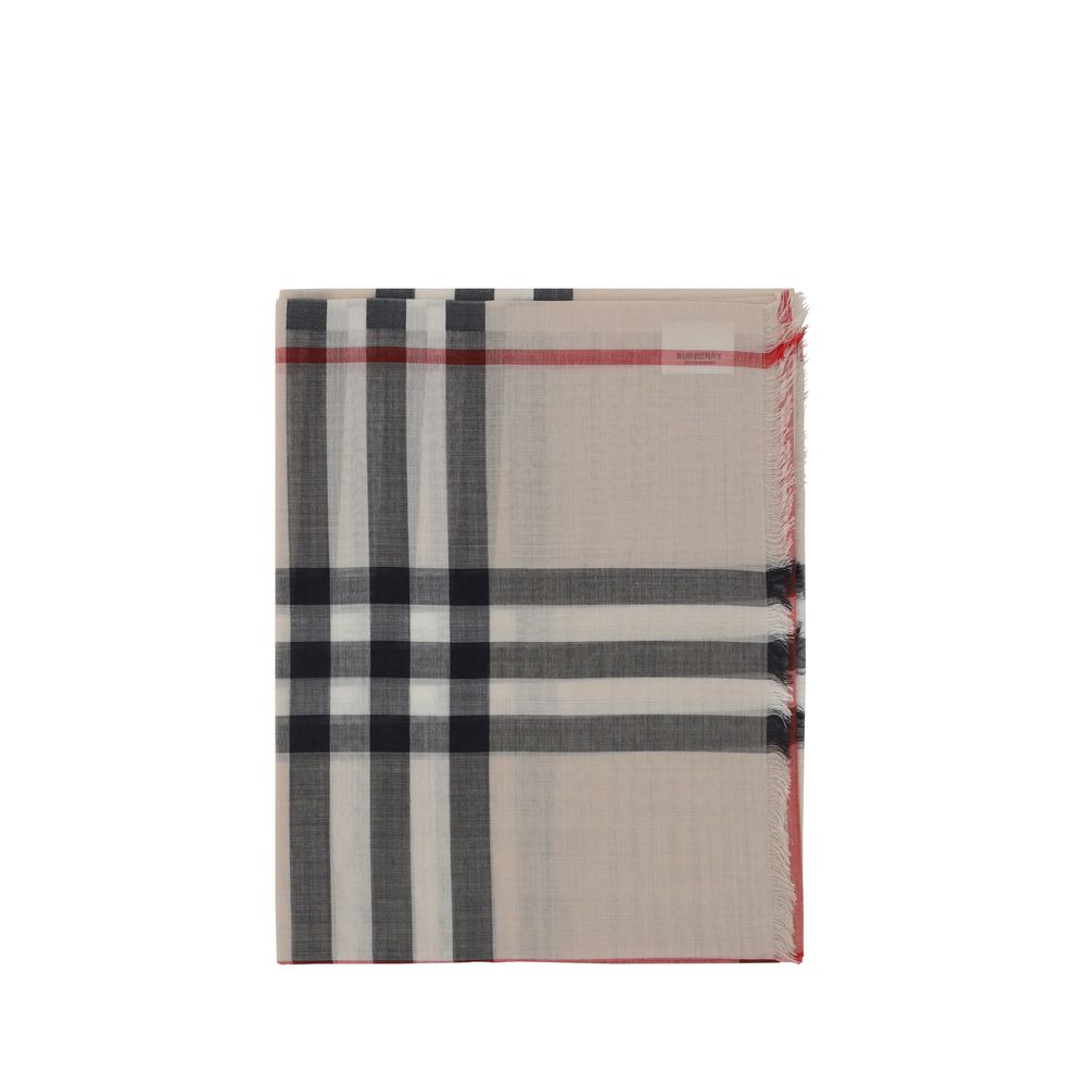 Burberry Brown Silk Women's Scarf