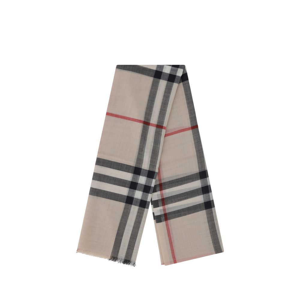 Burberry Brown Silk Women's Scarf