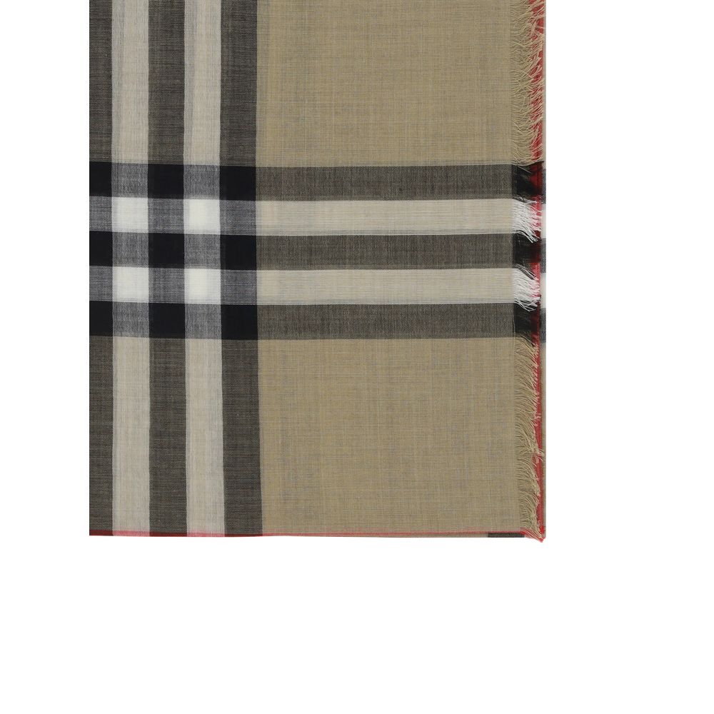 Burberry Brown Silk Women's Scarf