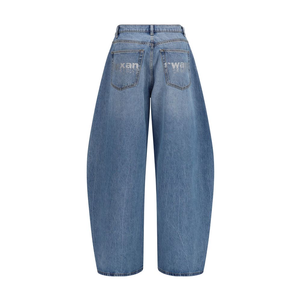 Alexander Wang Blue Cotton Jeans Women's Denim