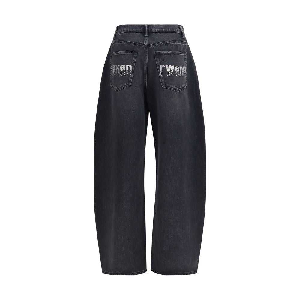Alexander Wang Black Cotton Jeans Women's Denim