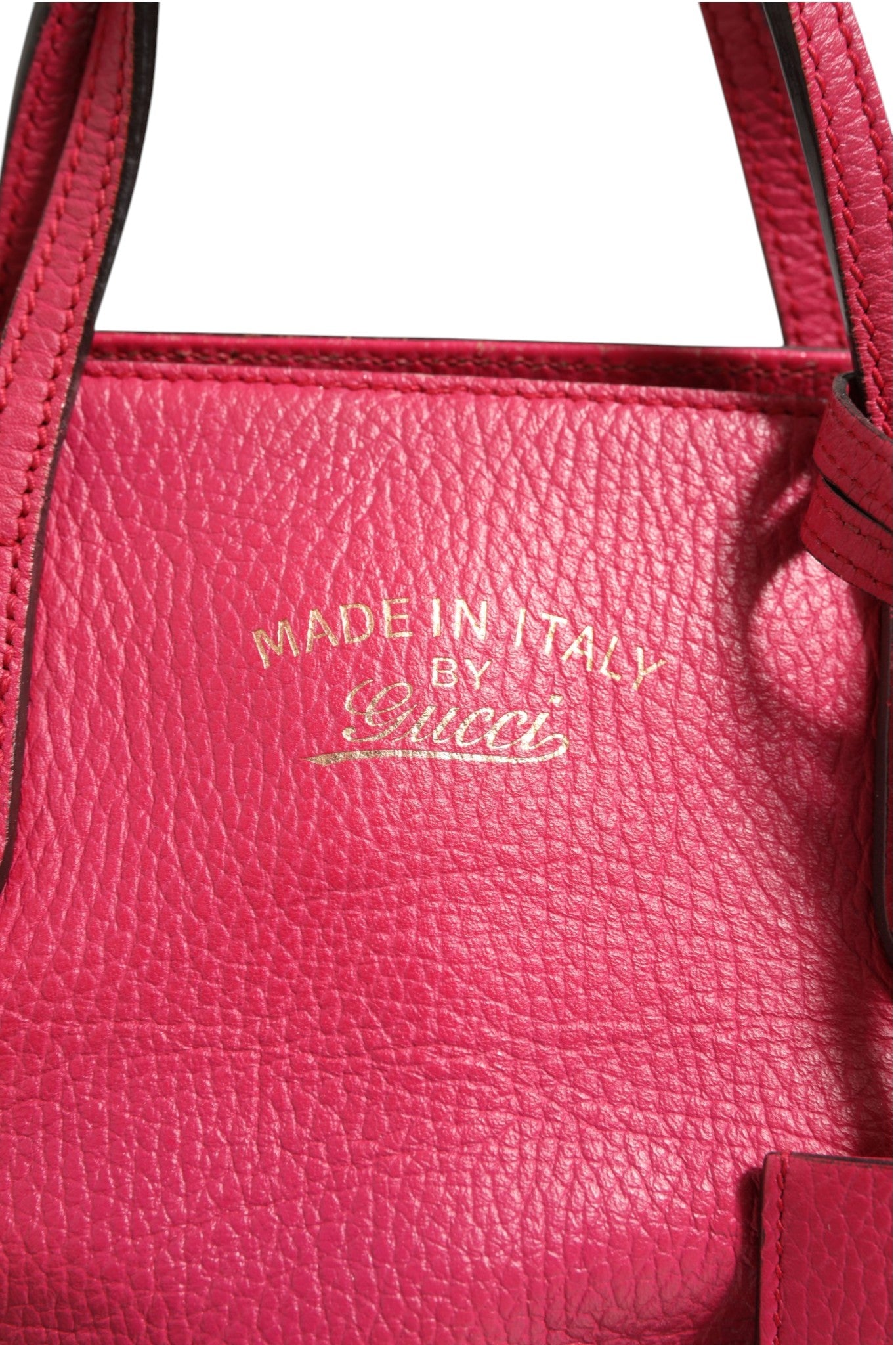 Gucci Swing Leather 2Way Tote Women's Bag (Pre-Owned)