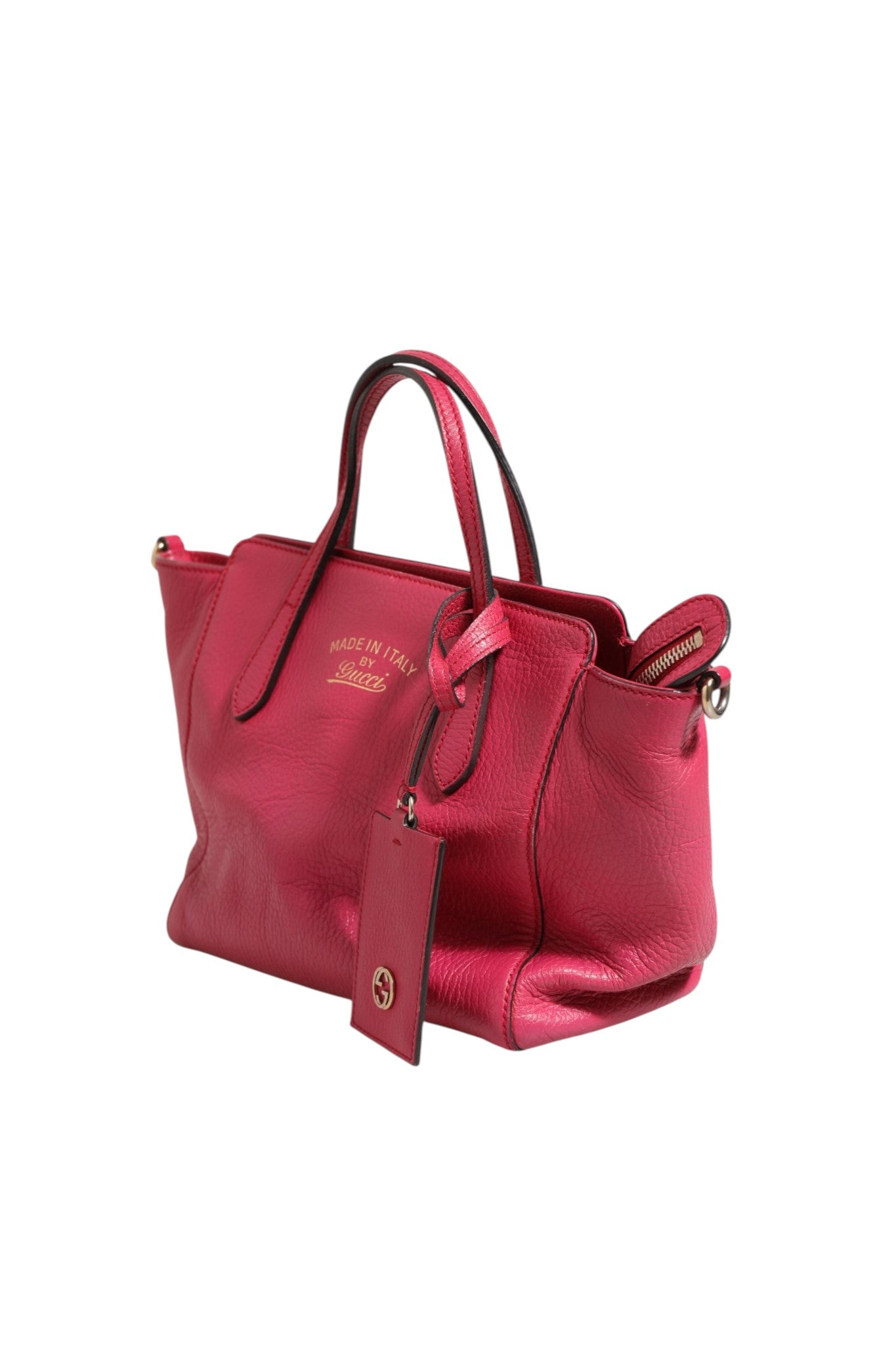 Gucci Swing Leather 2Way Tote Women's Bag (Pre-Owned)