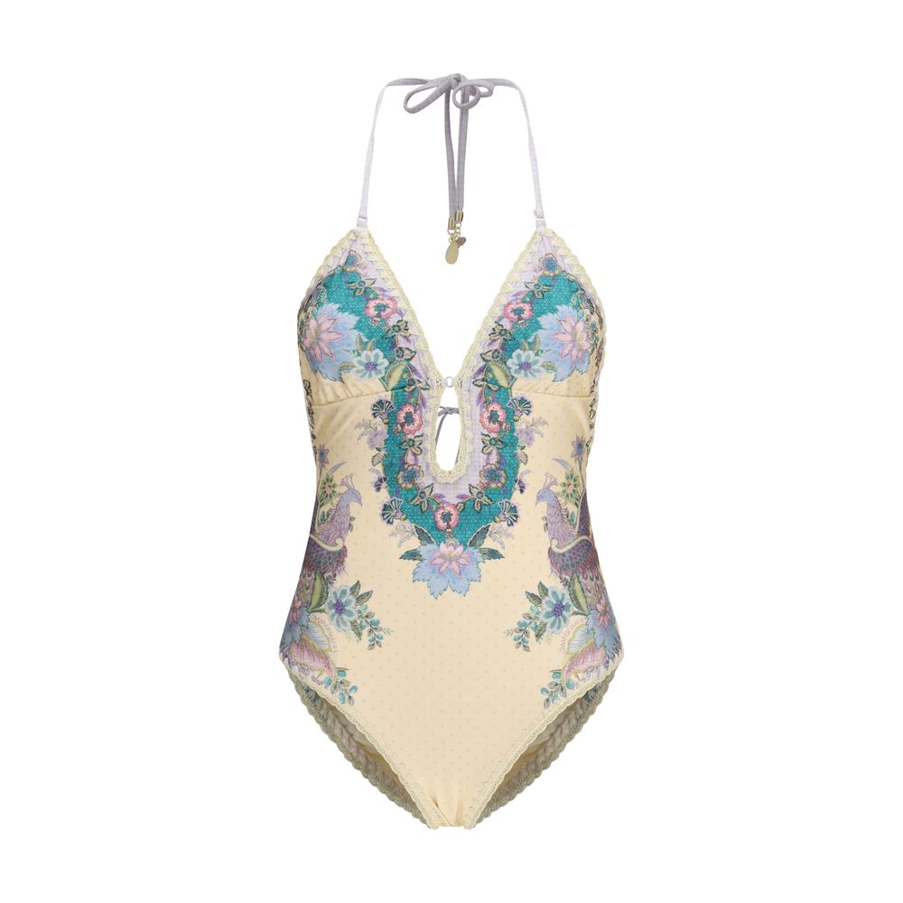 Zimmermann Beige Polyamide One-Piece Women's Swimsuit