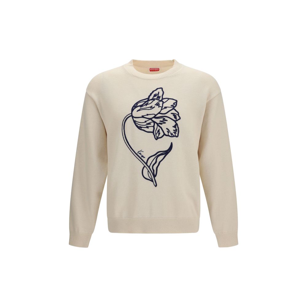 Kenzo Beige Cotton Men's Sweatshirt