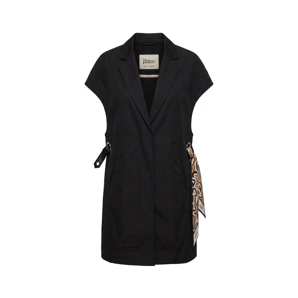 Herno Black Cotton Women's Dress
