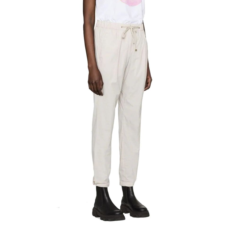 Herno Gray Elastane Casual Women's Pants