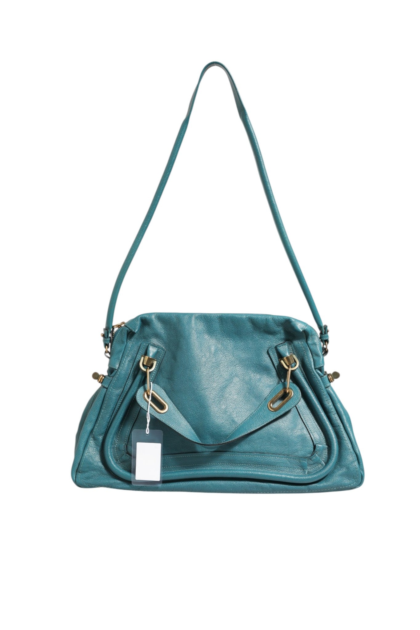 Chloé Paraty Bag in Aquamarine Women's Leather (Pre-Owned)