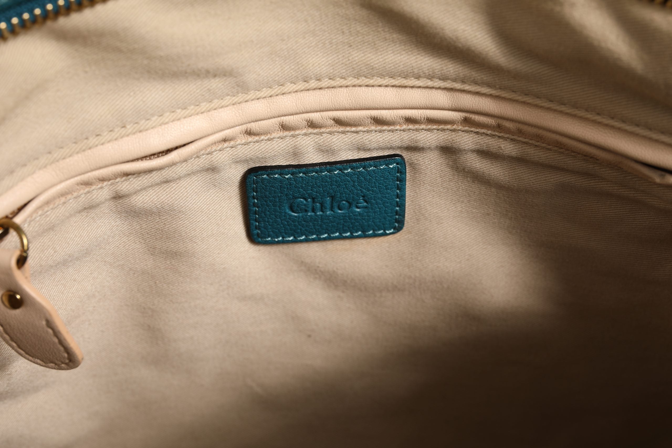 Chloé Paraty Bag in Aquamarine Women's Leather (Pre-Owned)
