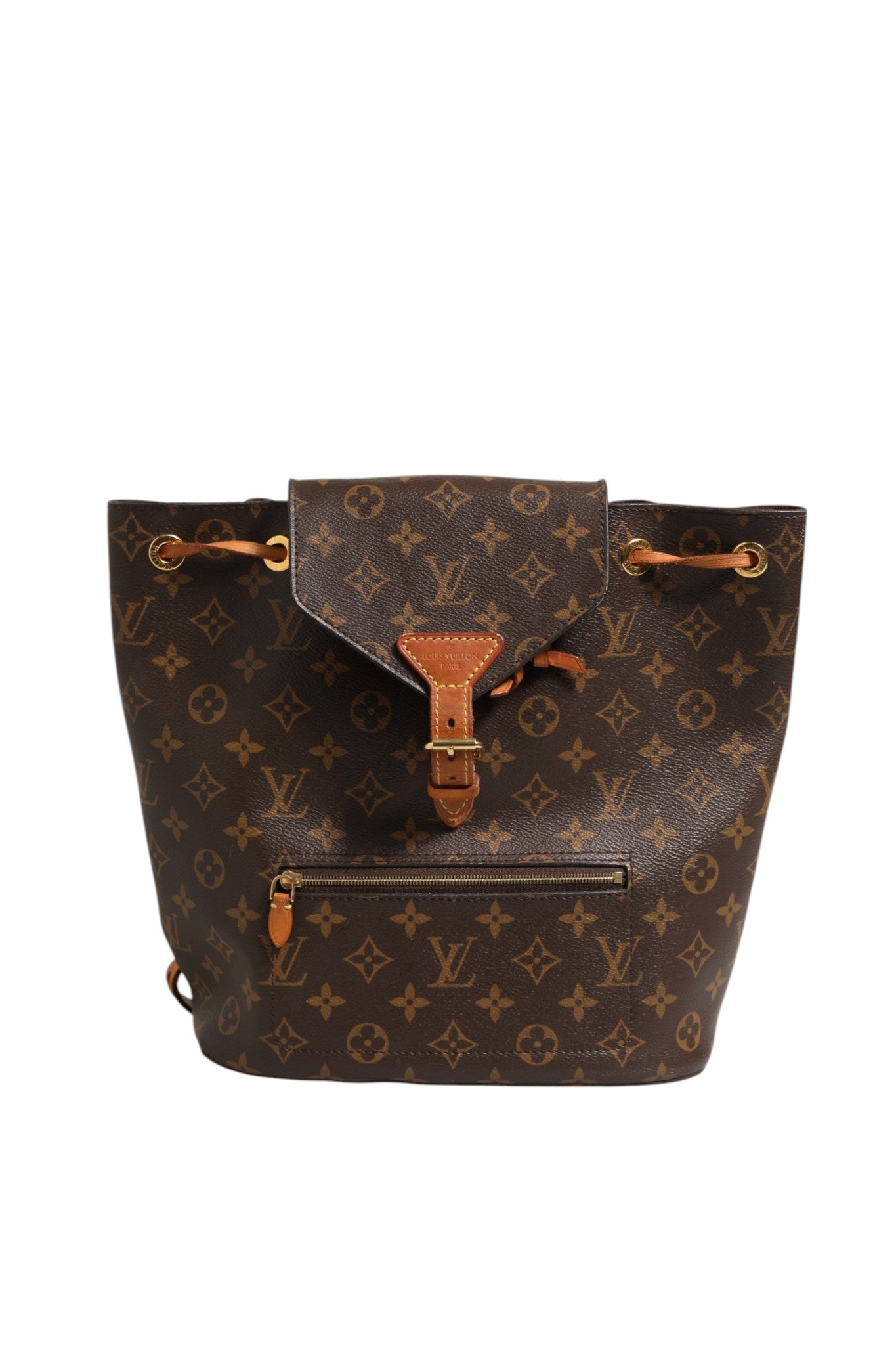 Louis Vuitton Monogram Canvas Montsouris Women's Backpack (Pre-Owned)