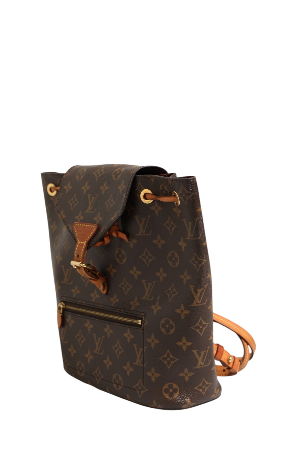 Louis Vuitton Monogram Canvas Montsouris Women's Backpack (Pre-Owned)