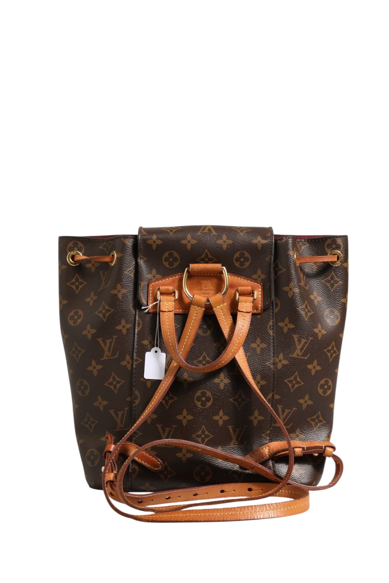 Louis Vuitton Monogram Canvas Montsouris Women's Backpack (Pre-Owned)