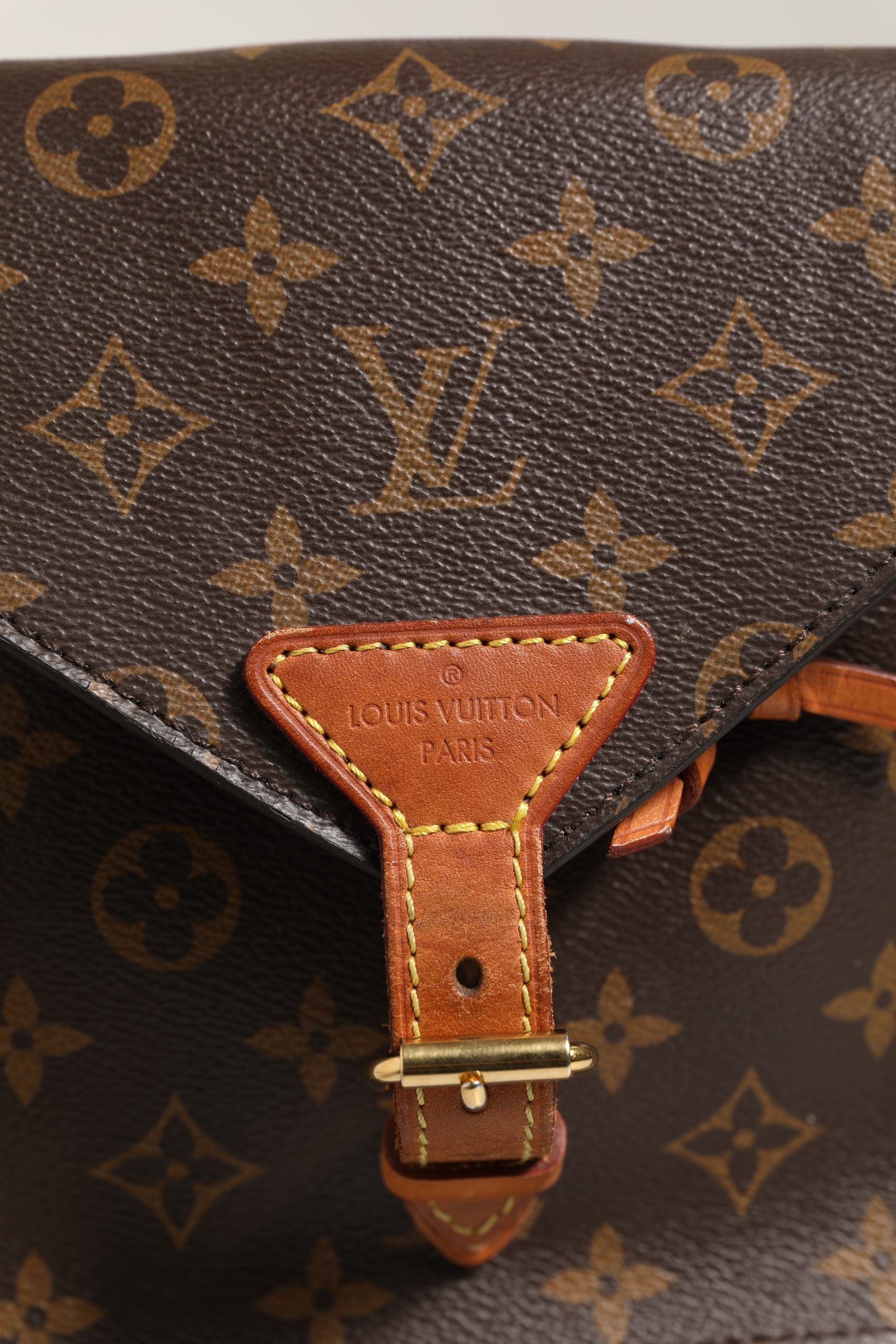 Louis Vuitton Monogram Canvas Montsouris Women's Backpack (Pre-Owned)