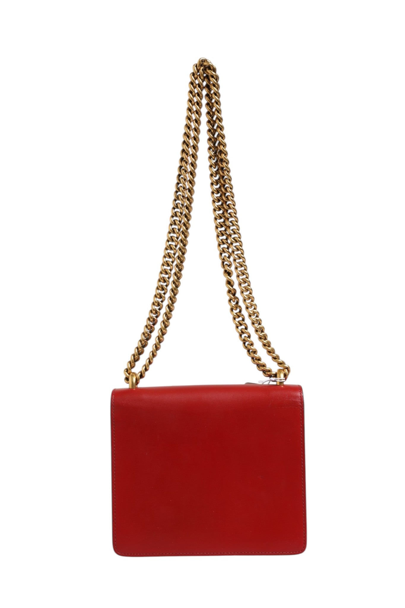 Gucci Marmont small shoulder bag in Rosso Ancora red Women's leather (Pre-Owned)