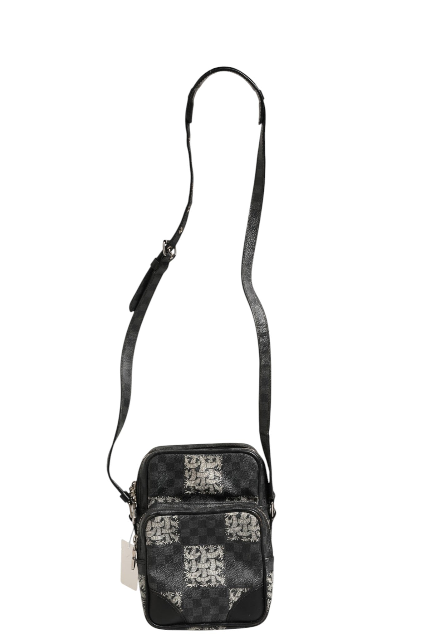 Louis Vuitton Black Damier Graphite Canvas Amazon Christopher Nemeth Shoulder Men's Bag (Pre-Owned)