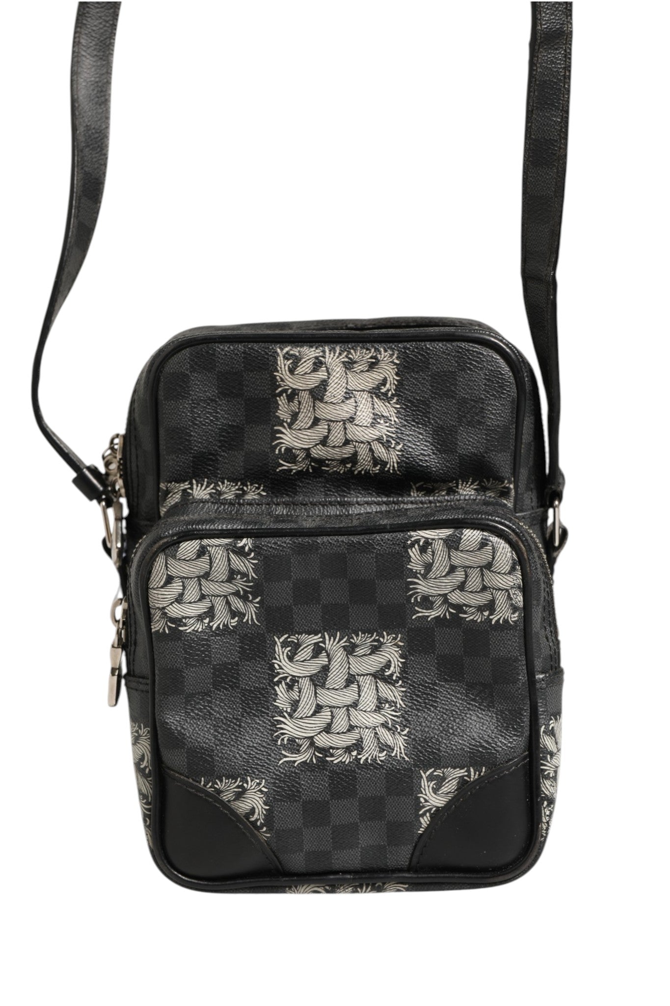 Louis Vuitton Black Damier Graphite Canvas Amazon Christopher Nemeth Shoulder Men's Bag (Pre-Owned)