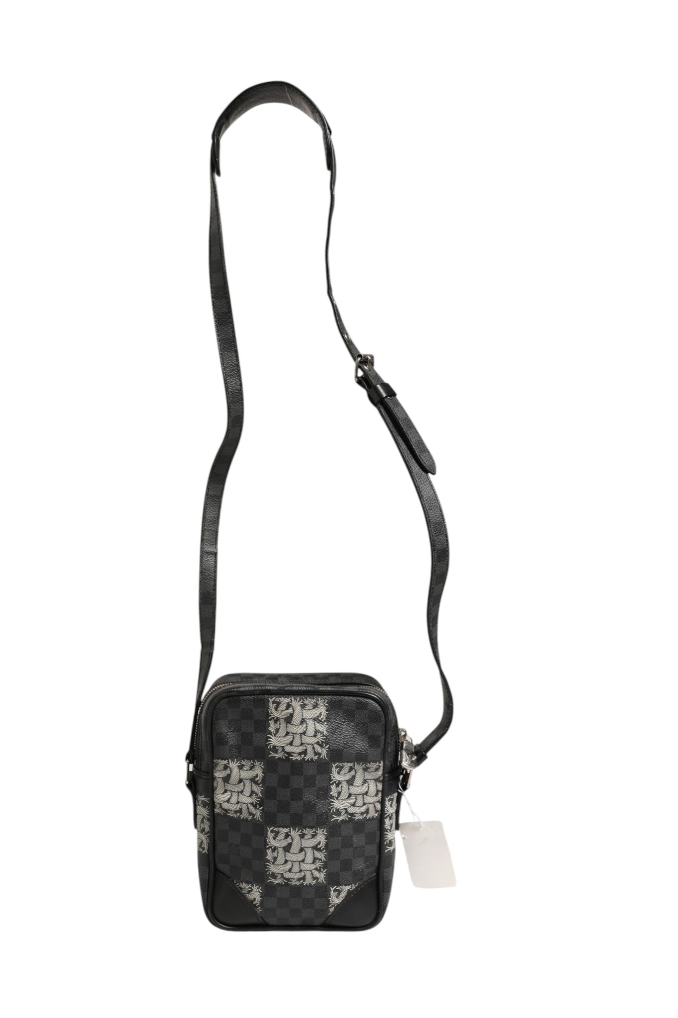 Louis Vuitton Black Damier Graphite Canvas Amazon Christopher Nemeth Shoulder Men's Bag (Pre-Owned)