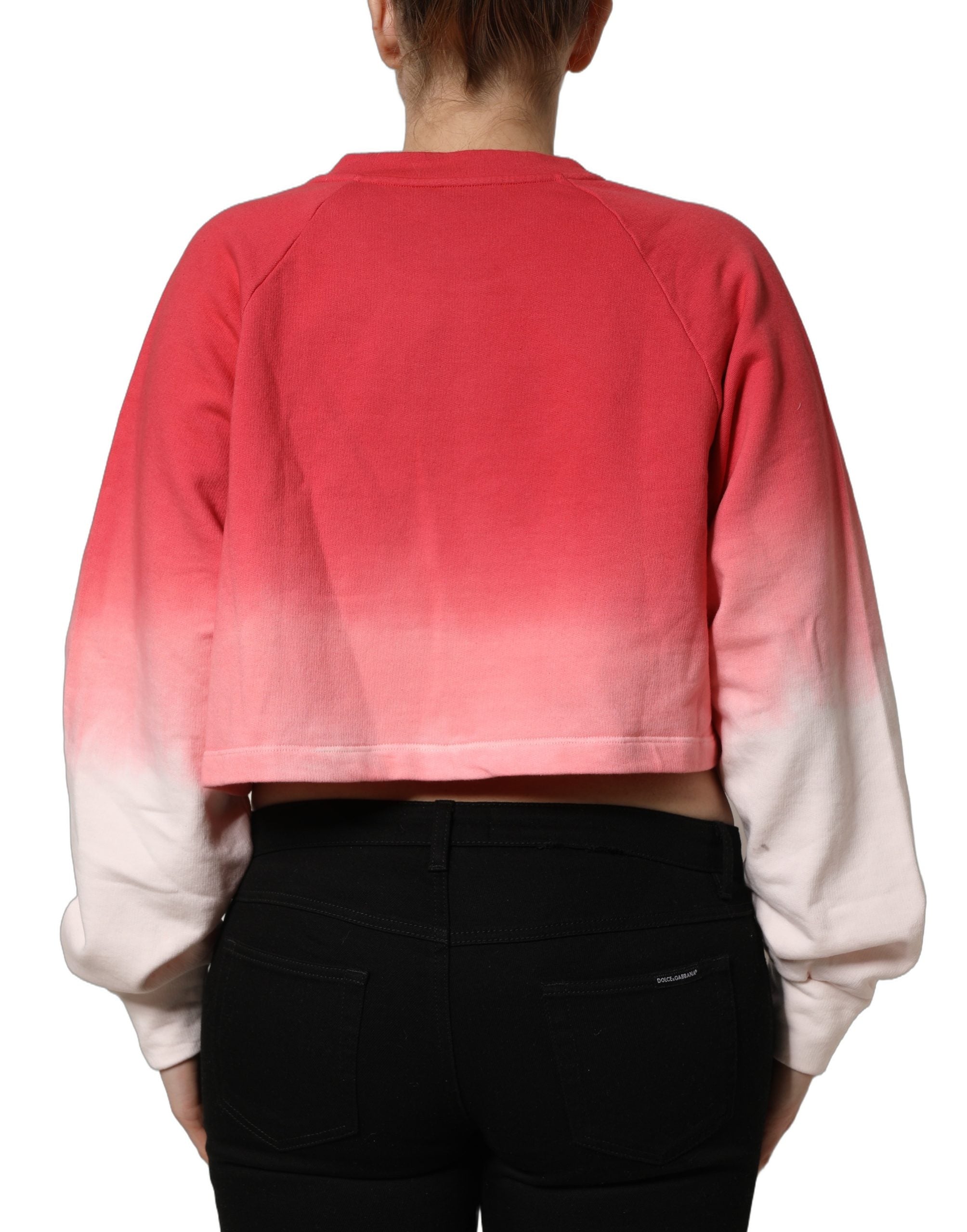 Dolce & Gabbana Multicolor StrawberryPrint Sweatshirt Women's Sweater
