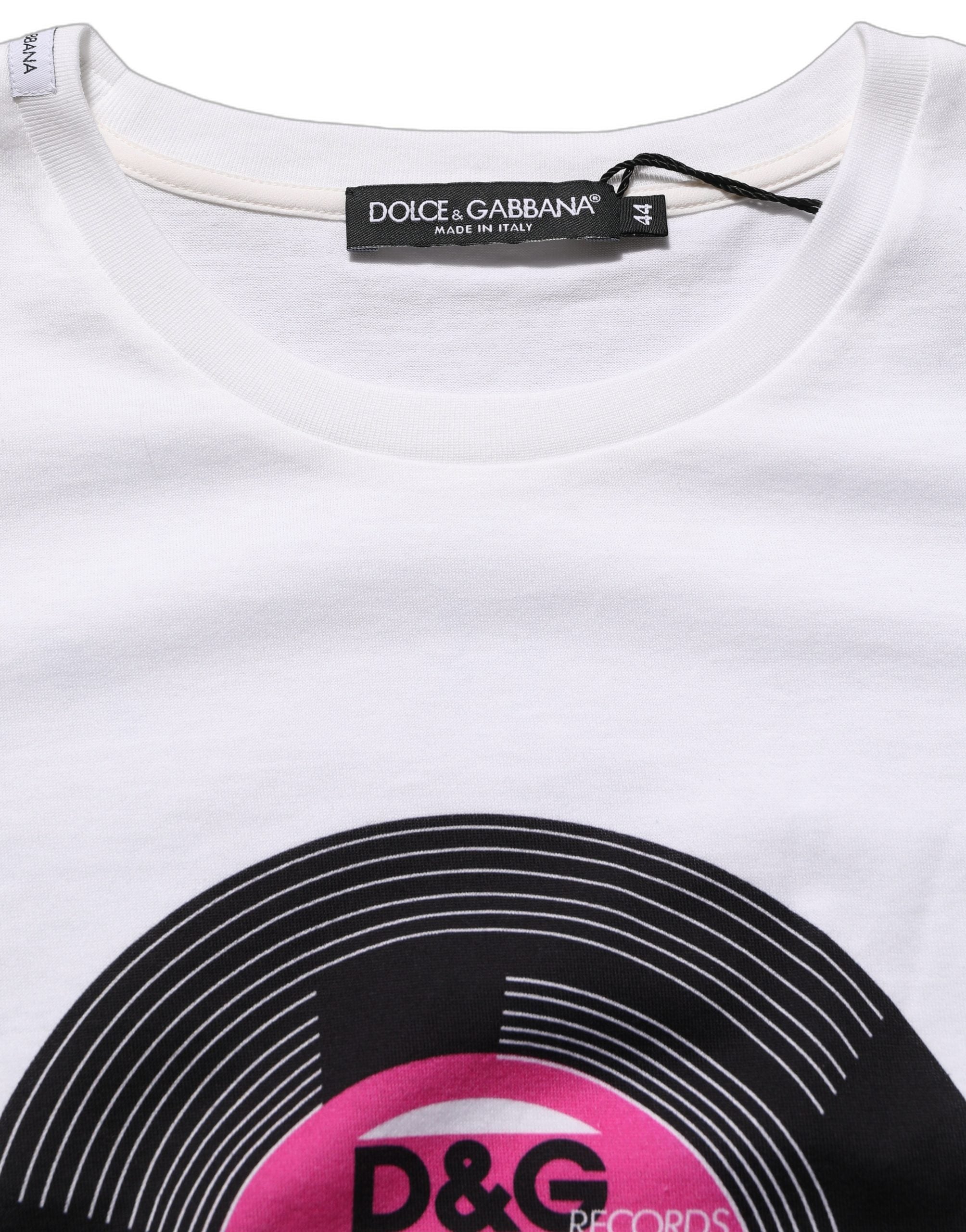 Dolce & Gabbana White D&G WE LOVE JAPAN Print Cotton Women's T-shirt