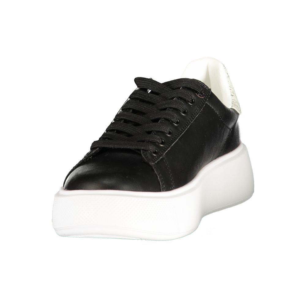 U.S. POLO ASSN. Black Polyurethane Women's Women's Sneaker