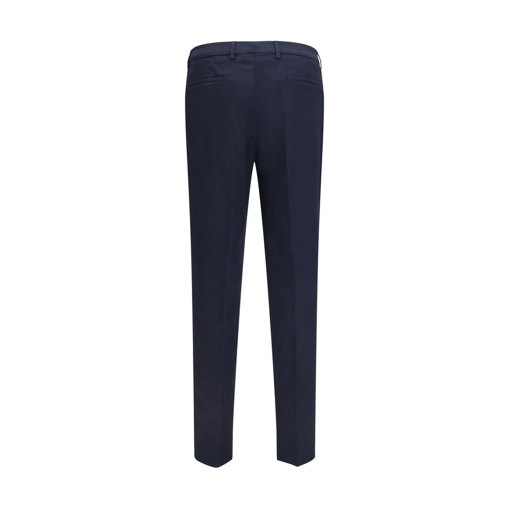 Brunello Cucinelli Black Cotton Chino Men's Pants