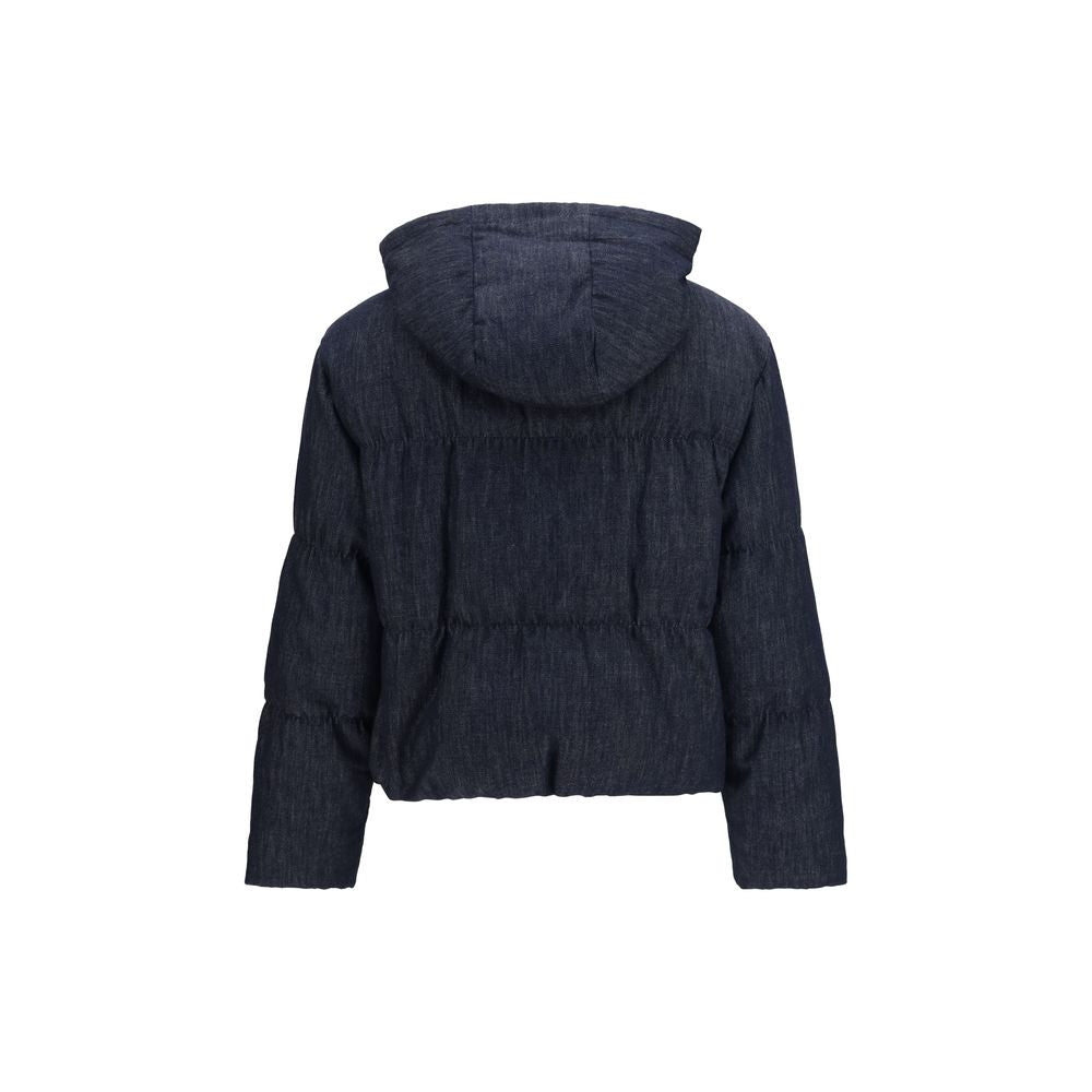 Brunello Cucinelli Blue Cotton Shell Women's Jacket