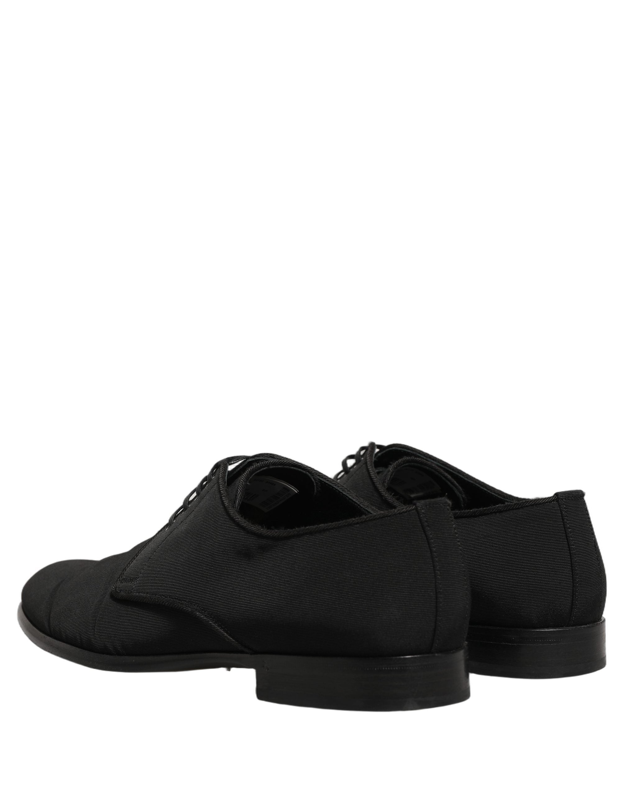 Dolce & Gabbana Black Suede Lace Up Derby Dress Formal Men's Shoes (Pre-Owned)