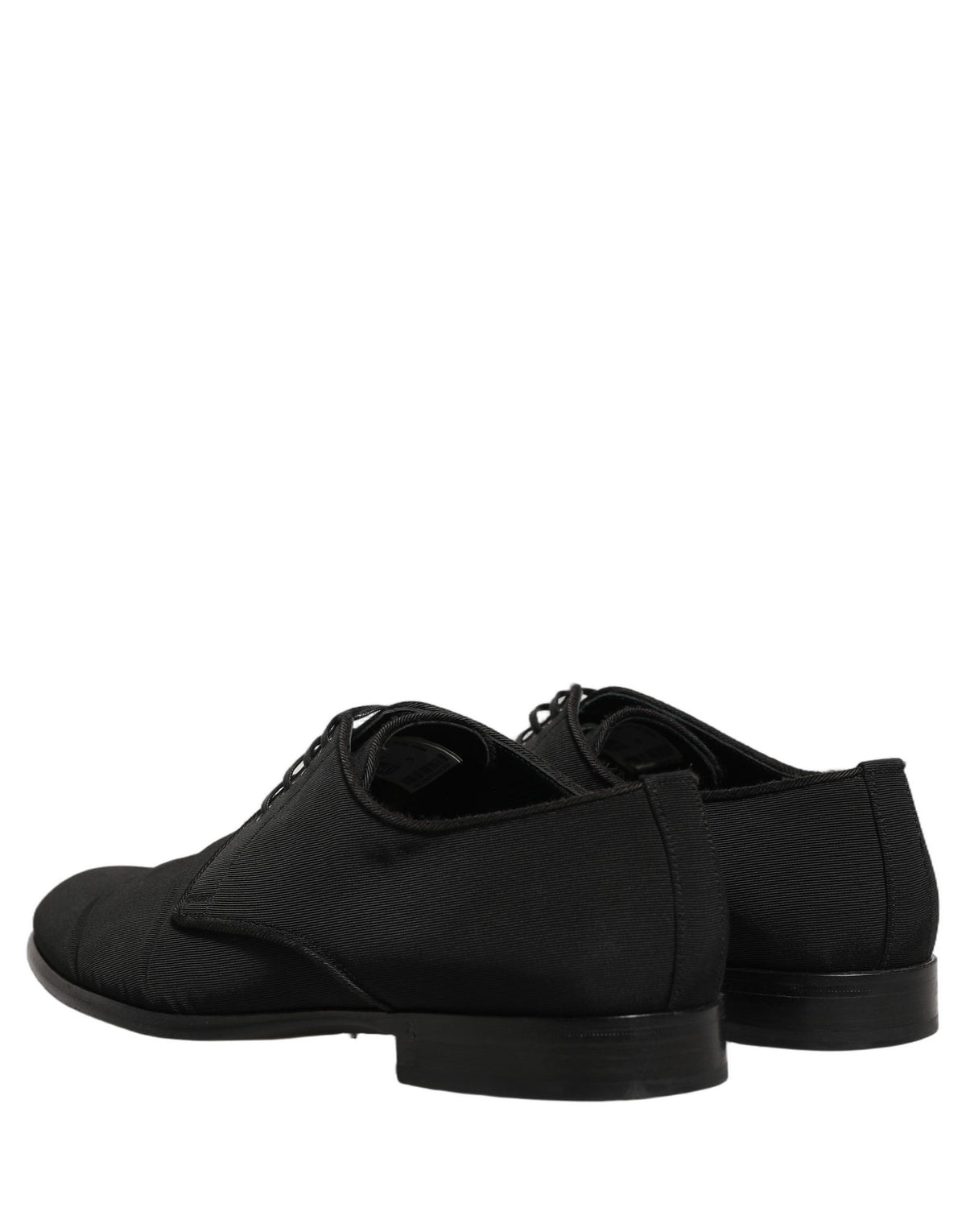 Dolce & Gabbana Black Suede Lace Up Derby Dress Formal Men's Shoes (Pre-Owned)