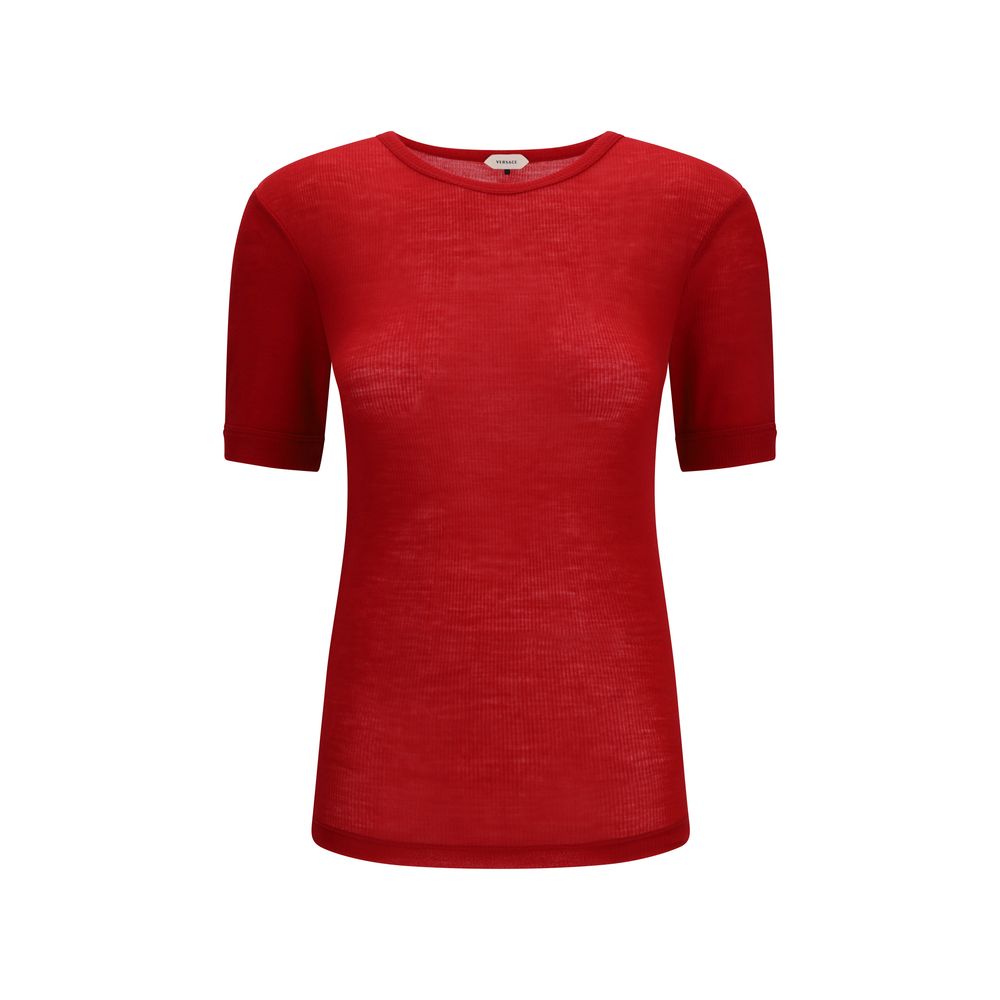 Versace Multicolor Wool Oves Aries Women's T-Shirt