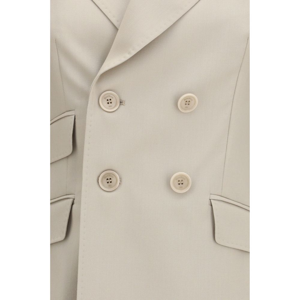 Max Mara Beige Wool Oves Aries Women's Blazer