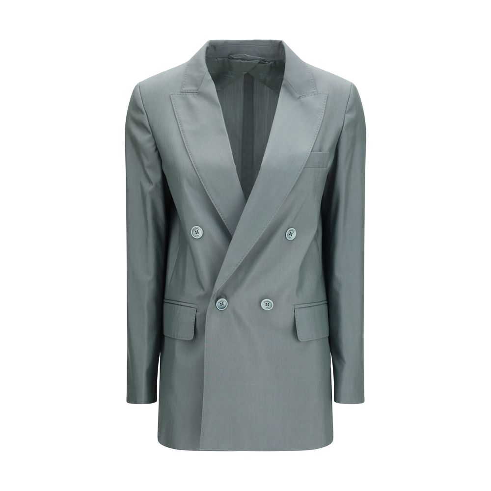 Max Mara Bicolor Wool Oves Aries Women's Blazer