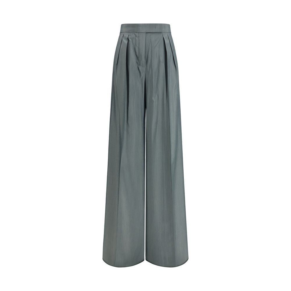 Max Mara Bicolor Wool Oves Aries Casual Women's Pants