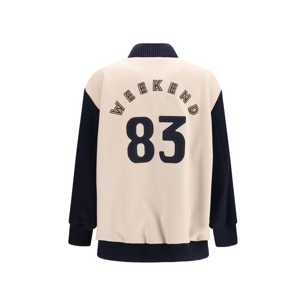 Max Mara Blue Wool Oves Aries Women's Bomber