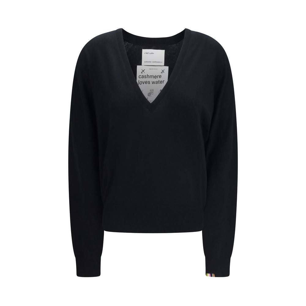 Extreme Cashmere Black Wool Oves Aries Women's Sweatshirt