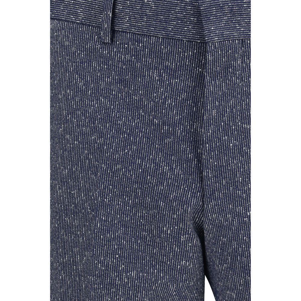 Hugo Boss Black Blue Viscose Two-Piece Men's Suit