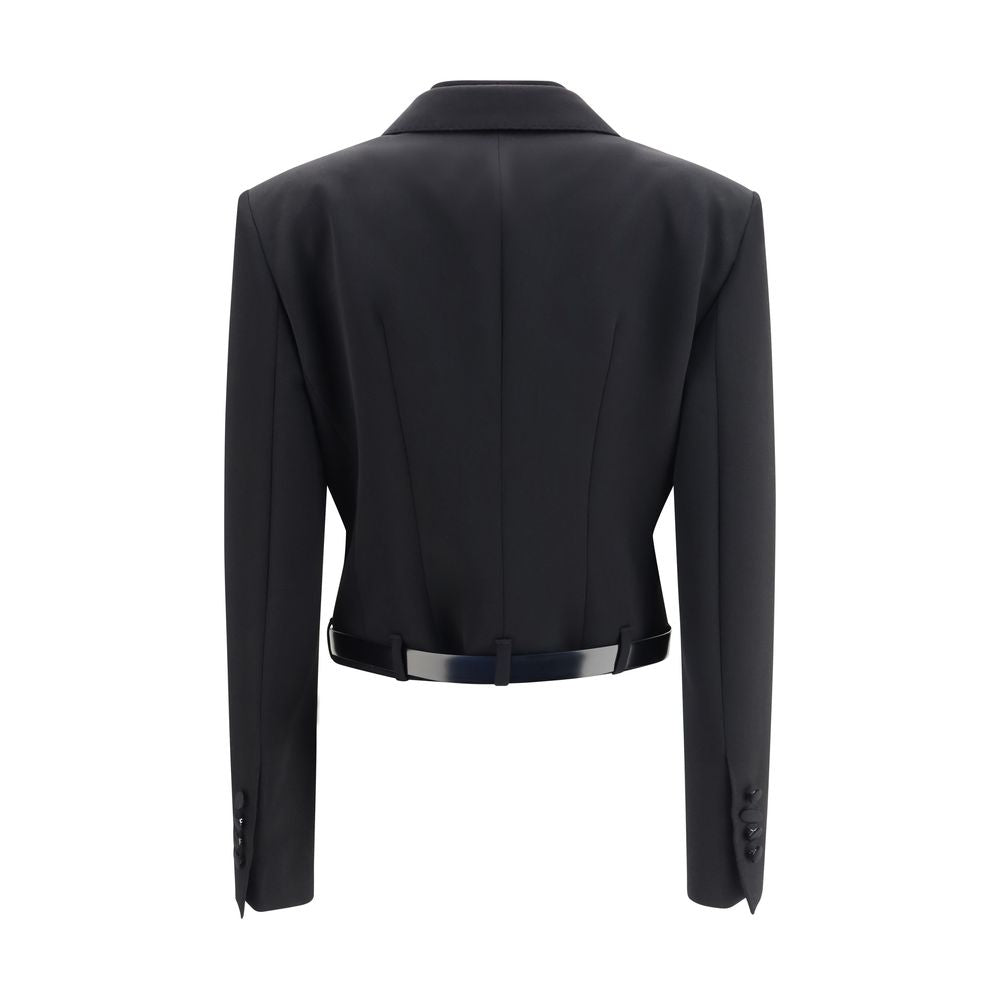 Dolce & Gabbana Black Wool Oves Aries Women's Jacket