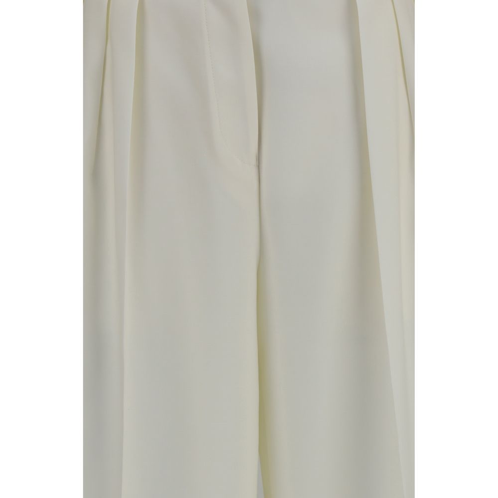 Calvin Klein White Wool Oves Aries Casual Women's Pants
