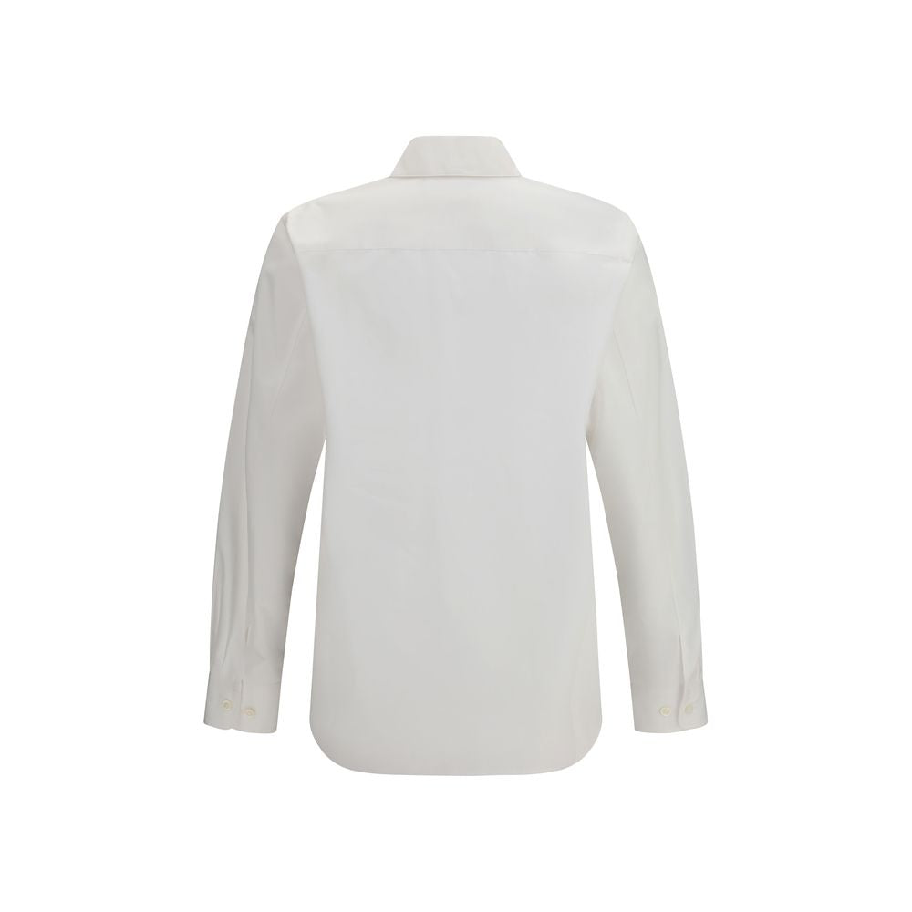 Umit Benan White Cotton Dress Men's Shirt
