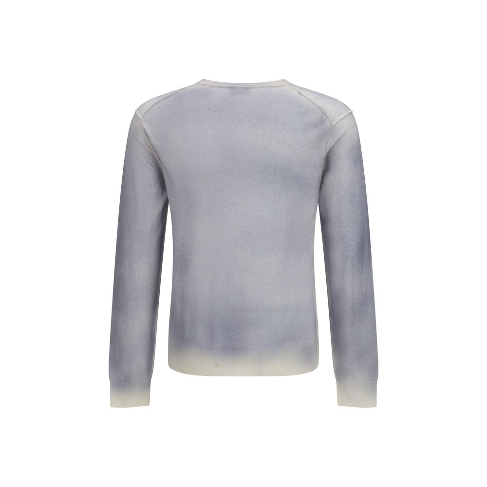 Aragona Cashmere Gray Wool Oves Aries Men's Sweatshirt